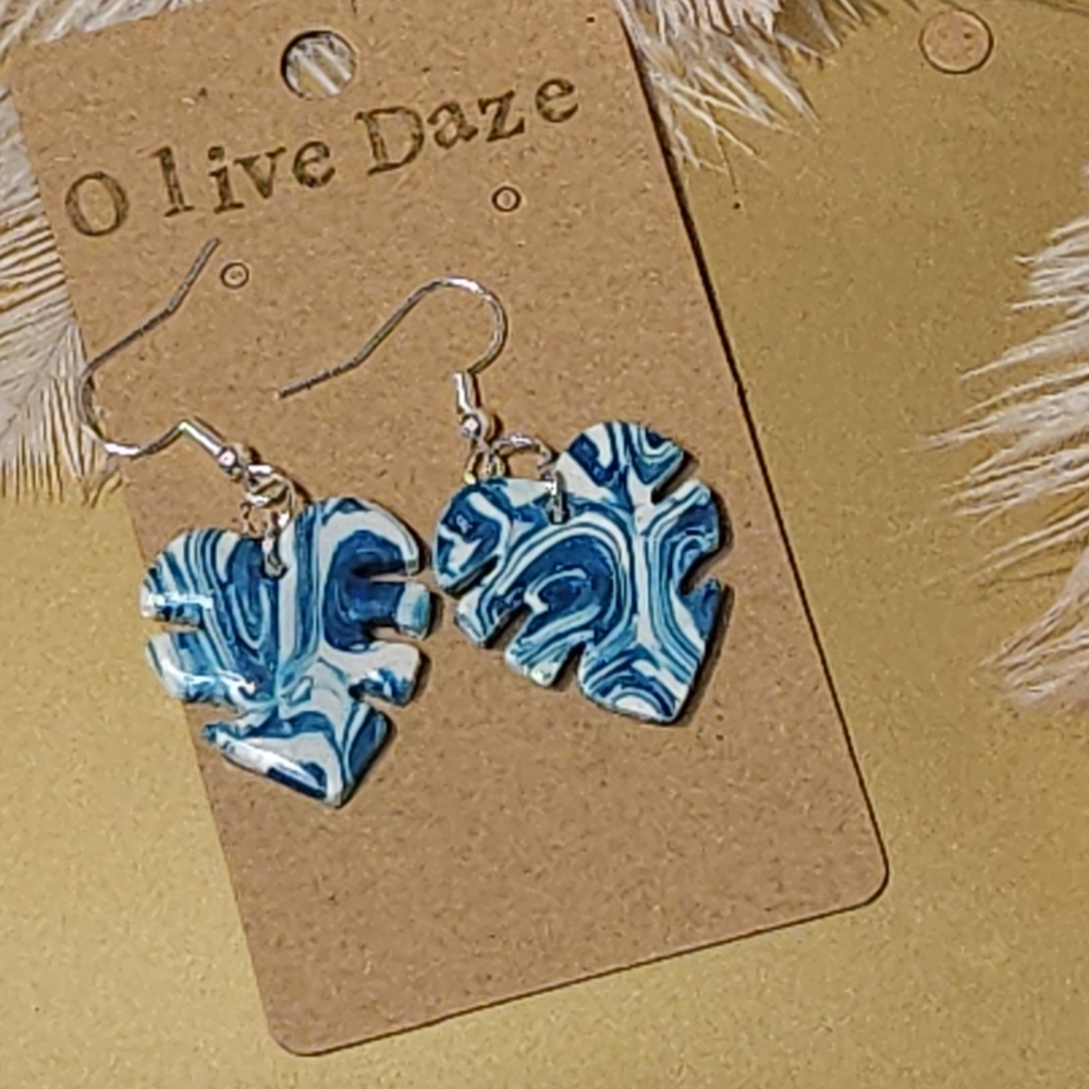 Hand-made Polymer clay earrings